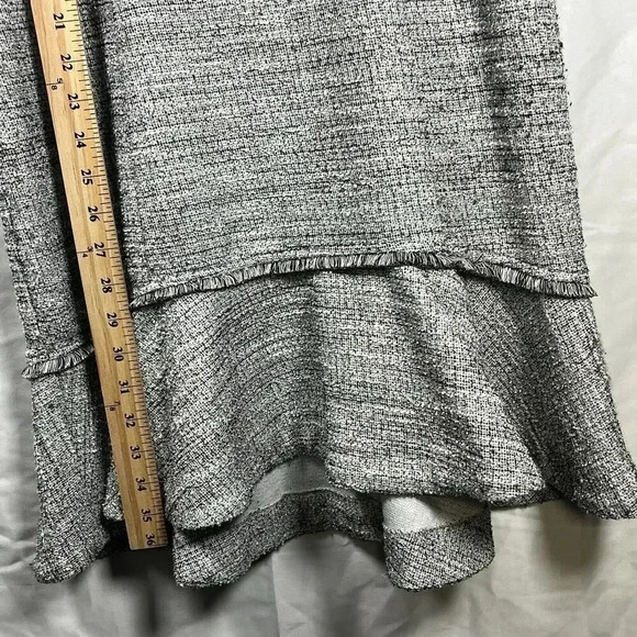 Banana Republic Tweed Dress womens size 4 black white office formal party - Picture 8 of 11